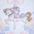 画像1: Carousel Horse Ceramic Wall Hanging (1)