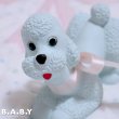 画像6: Pink Ribbon × Blue Poodle Figurine (6)