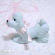 画像3: Pink Ribbon × Blue Poodle Figurine (3)