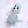 画像9: Pink Ribbon × Blue Poodle Figurine (9)