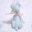 画像11: Pink Ribbon × Blue Poodle Figurine (11)