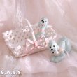 画像16: Pink Ribbon × Blue Poodle Figurine (16)