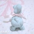 画像4: Pink Ribbon × Blue Poodle Figurine (4)