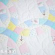 画像6: Pastel Patchwork Blanket (6)