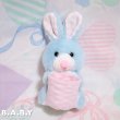 画像1: Pink × Blue Basket Mini Bunny (1)