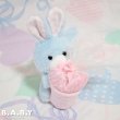 画像7: Pink × Blue Basket Mini Bunny (7)