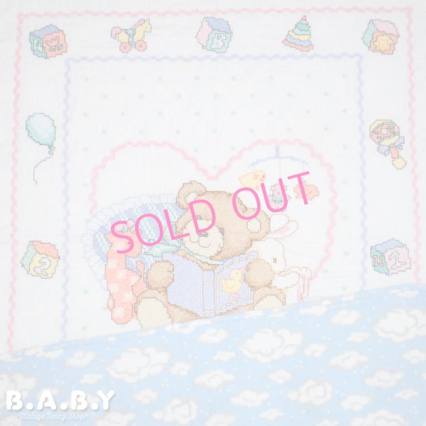 画像1: CrossStitch Baby Toys Quilt Blanket (1)