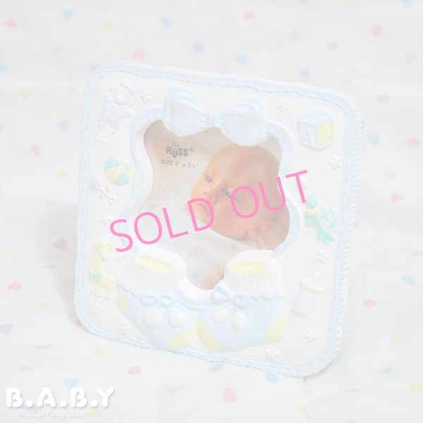 画像1: Rock-a-bye Baby Boy Photo Frame (1)