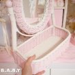 画像3: Wicker Vanity Mirror (3)