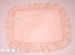 画像3: Cotton Frill Pink Quilt Pillow Case (3)