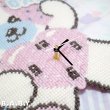 画像3: NeedlePoint Wall Clock / Pastel Baby Bear  (3)