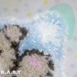 画像2: LatchHooks Bear Pillow / Blue Check Caramel (2)