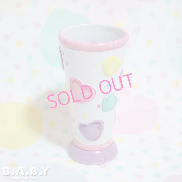 画像1: Pastel Heart Party Vase (1)