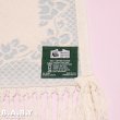 画像3: Ribbon & Floral Blue Throw Blanket (3)