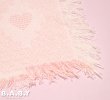 画像5: Heart Knitting Pink Lag Blanket (5)