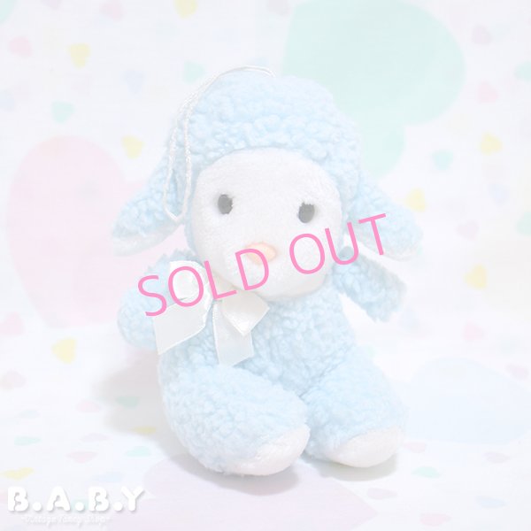 画像1: Baby Rattle Blue Sheep (1)