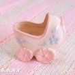 画像1: Flower Tire Baby Buggy Planter (1)