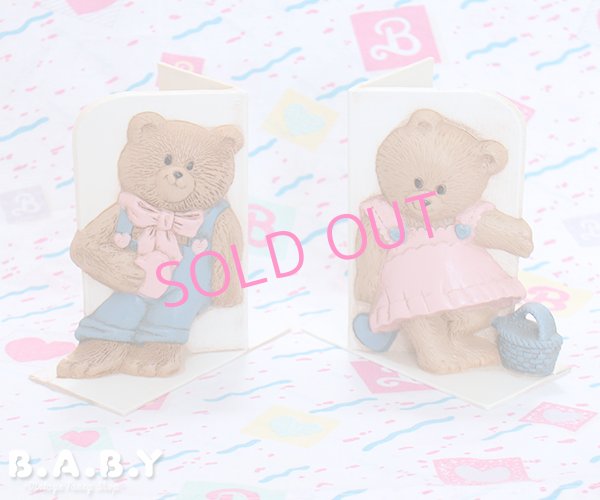 画像1: Boy Meets Girl Bear Bookends (1)