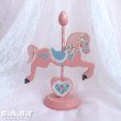 画像2: TolePaint Carousel Horse Wood Stand (2)