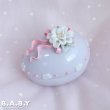 画像1: Lavender Spring Egg Trinket Box (1)