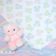 画像1: Triplets Bear Baby Blanket (1)