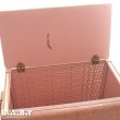 画像6: Pink × Gold Wicker Hamper Bench (6)
