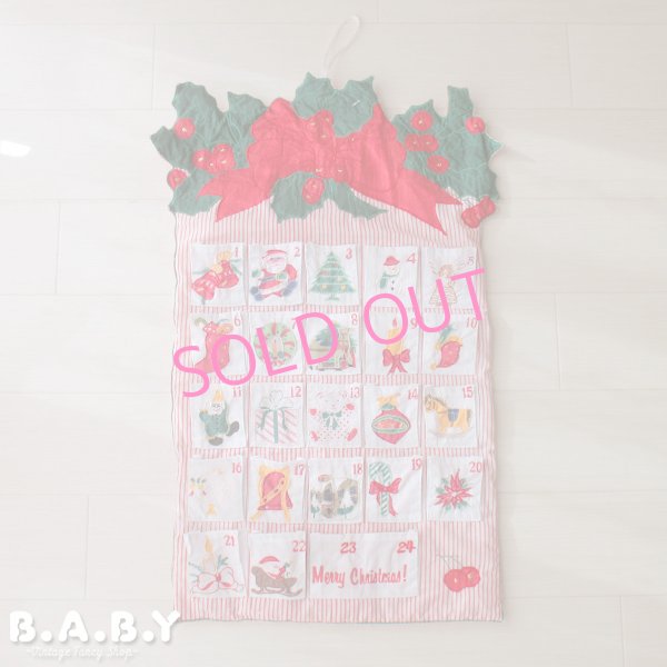 画像1: Merry Christmas! Advent Calendar Wall Pockets (1)