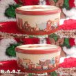 画像3: Christmas Gift Round Tin Box (3)