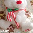 画像3: Puffalump / Christmas Candy Cane Mouse (3)