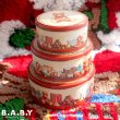 画像7: Christmas Gift Round Tin Box (7)