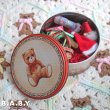 画像8: Christmas Gift Round Tin Box (8)