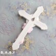 画像4: Romantic Baby Ceramic Cross Ornament (4)