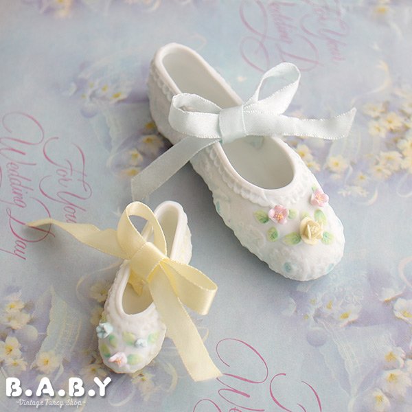 画像1: Flower Lace Ballet Shoes    (1)