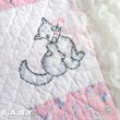 画像3: "THEY LIVED IN A SHOE" Kitten Quilting Blanket (3)