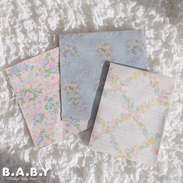 画像1: WEDDING Gift Wrapping Paper (1)