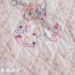 画像3: Baby Parade Pink Rose Quilt Blanket (3)