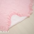 画像3: Double Heart Fril Quilting Bedspread (3)