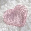 画像9: Pink Metal Heart Tray (9)