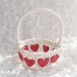 画像1: Valentine Woven Wicker Basket (1)