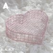 画像4: Pink Metal Heart Tray (4)