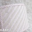 画像9: Wicker Stripe Sewing Box (9)