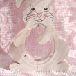 画像10: Wooden Cookie Jar Easter Bunny (10)