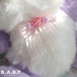 画像3: Rose Ribbon Big Lavender Bunny (3)