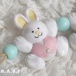 画像5: Pastel Bunny Pram Garland (5)