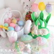 画像12: Wooden Cookie Jar Easter Bunny (12)