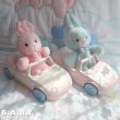 画像14: Dollhouse Convertible Car / Pink (14)