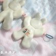 画像5: Pink & White Bunny Pram Garland (5)