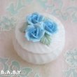 画像1: Blue Rose Trinket Box (1)