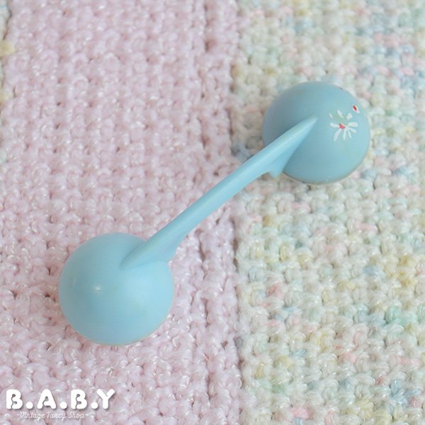 画像1: Blue Telephone Plastic Rattle (1)