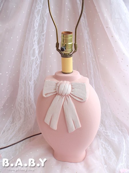 画像1: Candy Bow Ceramic Lamp (1)